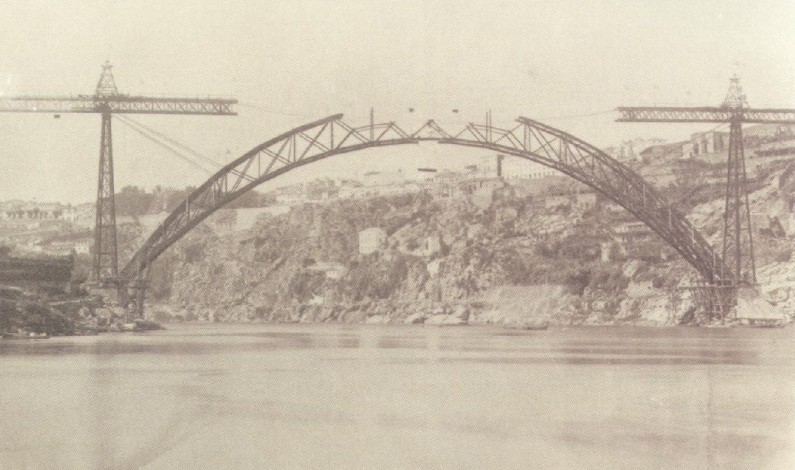 Maria Pia Bridge, Ponte Maria Pia in Oporto Maria Pia Bridge, Ponte Maria Pia in Oporto